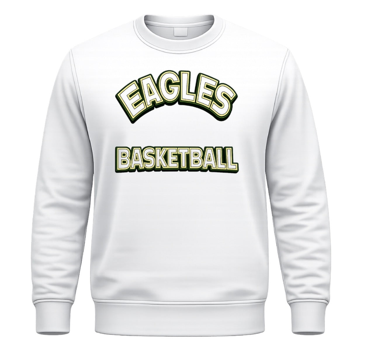 Eagles Basketball Vintage Crew